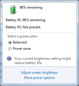 Extending Battery Life 1 Windows 7, laptops, battery life