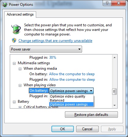 Extending Battery Life 3 Windows 7, laptops, battery life