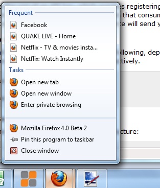 Firefox 4 Beta 3 Firefox 4 Beta, Windows 7 Support, Google