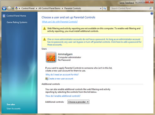Windows 7 Parental Controls, Parental Controls Windows 7