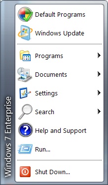 Windows 7, Windows XP, Switch, shell 
