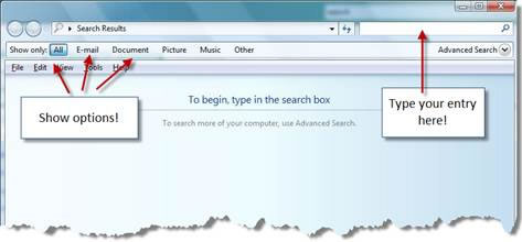 The history of Windows Search 7 The history of Windows Search, Windows Search, history , Windows 7