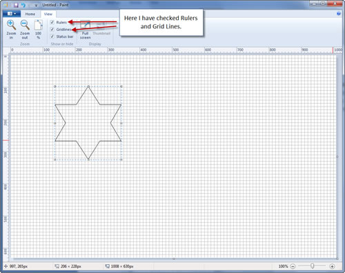 The new version of Paint in Windows 7 - Part 2..11 The New Paint in Windows 7 - Part 2, Windows 7, Paint