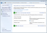 Windows 7 firewall, Windows 7 security, Windows firewall