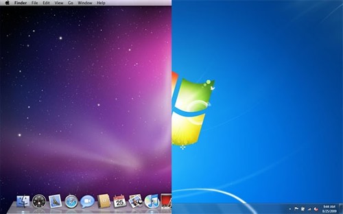 Windows7-versus-Snow-Leopard Windows 7 vs. Snow Leopard, Snow leopard, Windows 7, Windows 7 snow leopard