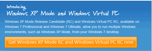 Windows 7, Windows 7 XP Mode, Windows 7 xp mode rc, xp mode Windows 7