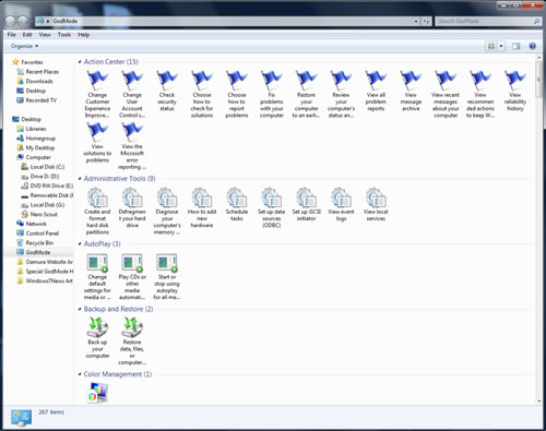 gmimage002 Windows 7 god mode, gode mode hacking, A little more on god mode hacking in Windows 7