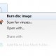 Burn an ISO image in Windows 7, ISO image, Windows 7, Windows 7 iso
