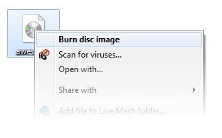 image1 Burn an ISO image in Windows 7, ISO image, Windows 7, Windows 7 iso