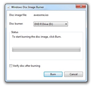 image2 Burn an ISO image in Windows 7, ISO image, Windows 7, Windows 7 iso