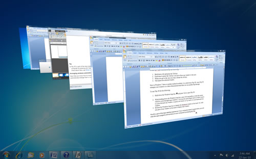 ntbimage009 Windows 7 Taskbar, Windows 7, new taskbar