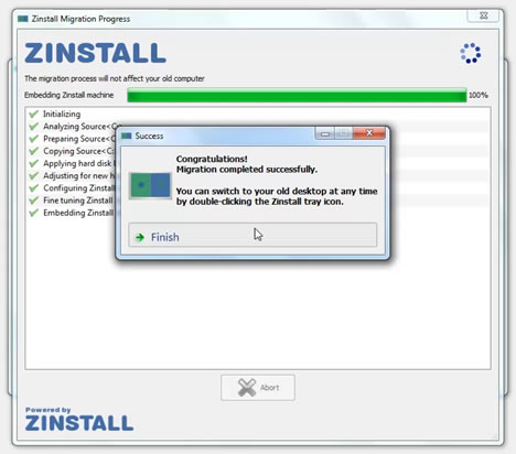 Upgrade Windows XP to Windows 7, Upgrade Windows XP to Windows 7 with Zinstall, Zinstall, Windows 7, upgrade Windows XP, virtualization