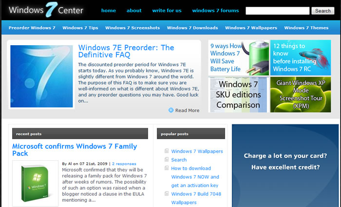 Best Windows 7 Website Competition Explanation